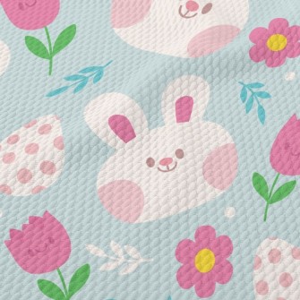 Blushing Bunny Tulip Birdseye Piqué