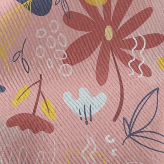 Casual Flowers Standard Corduroy