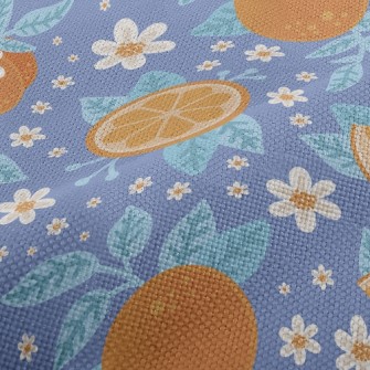 Juicy And Sweet Oranges Performance Linen
