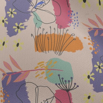 Beautiful Flowers In Empty Bas Chiffon