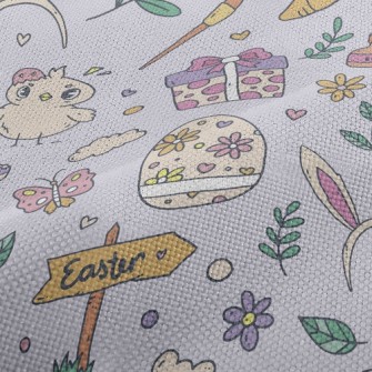 Easter Cute Chick Performance Linen