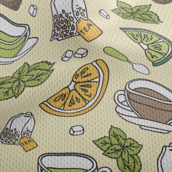 Fruit Tea Juice Athletic Mesh Flat Back