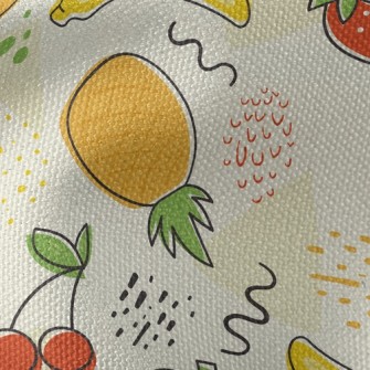 Describe The World Of Fruits Waterproof Canvas