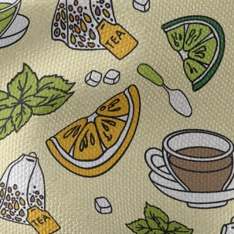 Fruit Tea Juice Waterproof Canvas