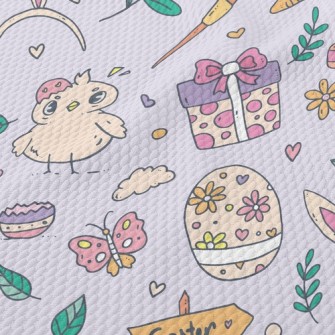 Easter Cute Chick Birdseye Piqué