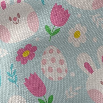 Blushing Bunny Tulip Waterproof Canvas