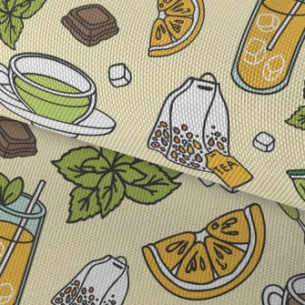 Fruit Tea Juice Waterproof Oxford