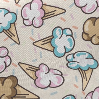 Marshmallow Ice Cream Twill