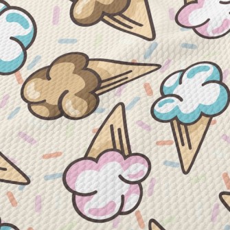 Marshmallow Ice Cream Birdseye Piqué