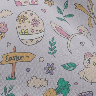 Easter Cute Chick Chiffon