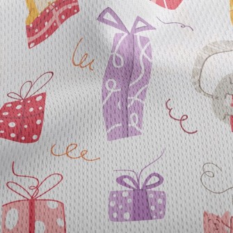 Happy Gift Cat Athletic Mesh Flat Back