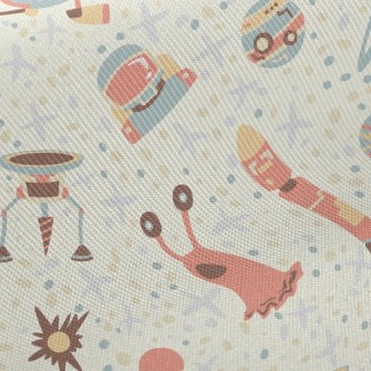 Children's Fun Rocket Spac Twill