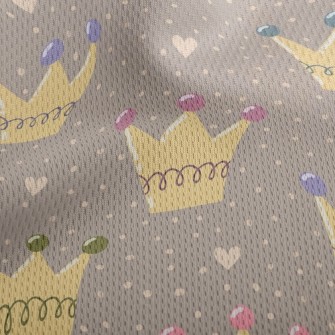 Children's Fun Crown Athletic Mesh Flat Back