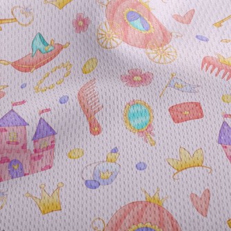 Cinderella Castle Athletic Mesh Flat Back