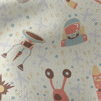 Children's Fun Rocket Spac Waterproof Canvas