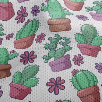 Chubby Cactus Athletic Mesh Flat Back