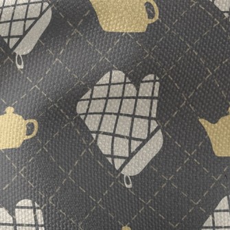 Plaid Glove Teapot Waterproof Canvas