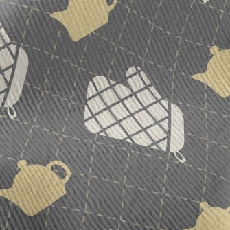 Plaid Glove Teapot Standard Corduroy