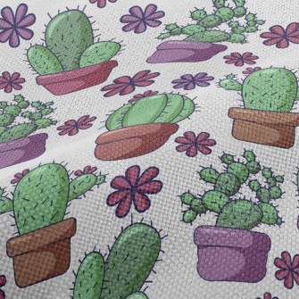 Chubby Cactus Performance Linen