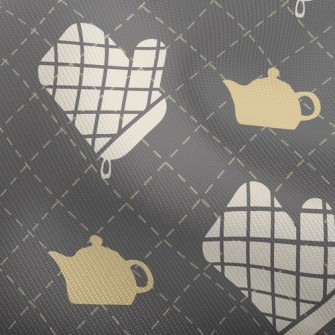 Plaid Glove Teapot Dobby