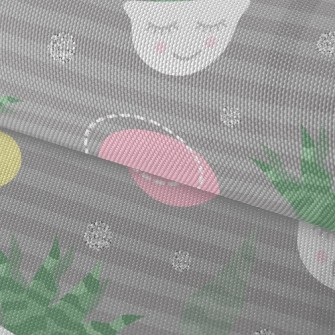 Closed Eyes Aloe Vera Potted P Waterproof Oxford