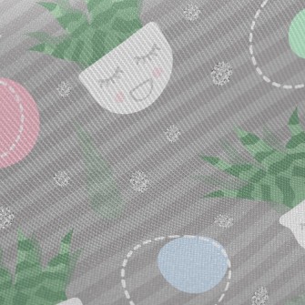 Closed Eyes Aloe Vera Potted P Twill