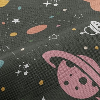 Flying Saucer Asteroid Performance Linen