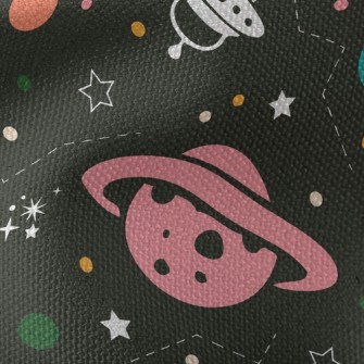 Flying Saucer Asteroid Waterproof Canvas