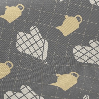 Plaid Glove Teapot Twill
