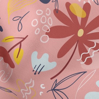 Casual Flowers Stretch Ponte