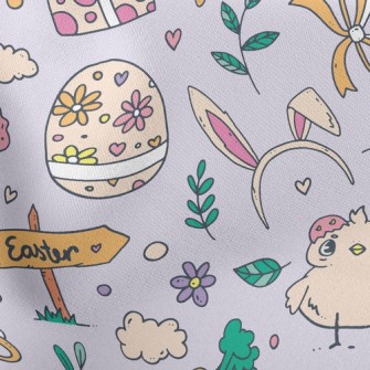 Easter Cute Chick Stretch Ponte