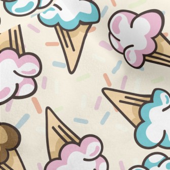 Marshmallow Ice Cream Micro Fleece