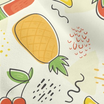 Describe The World Of Fruits Micro Fleece