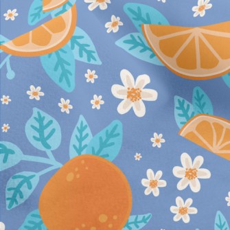 Juicy And Sweet Oranges Micro Fleece