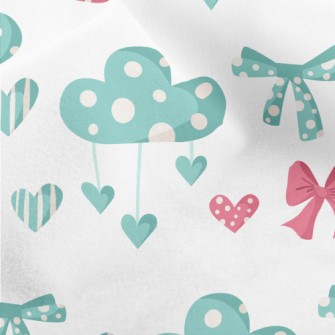 Bow Knot Point Cloud Micro Fleece