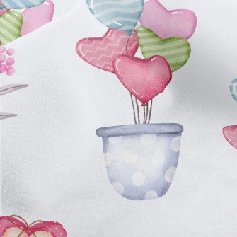 Balloon Decorative Potted Plan Micro Fleece
