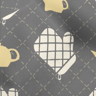 Plaid Glove Teapot Micro Fleece