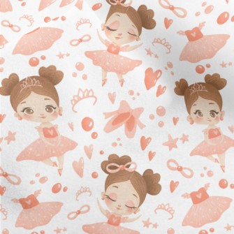 Ballet Little Girl Micro Fleece