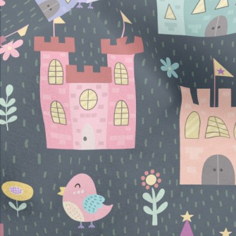 Fairy Tale Castle Micro Fleece