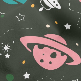 Flying Saucer Asteroid Micro Fleece