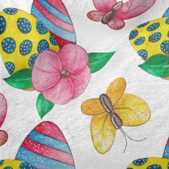 Flower World Butterfly Minky
