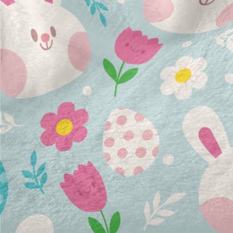 Blushing Bunny Tulip Minky