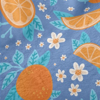 Juicy And Sweet Oranges Minky