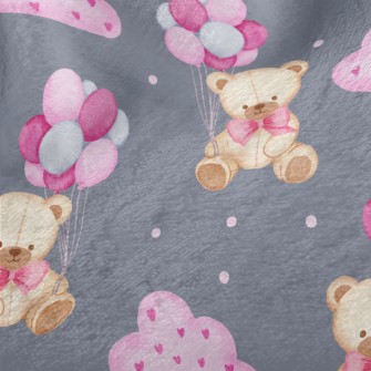 Cute Balloon Bear Minky