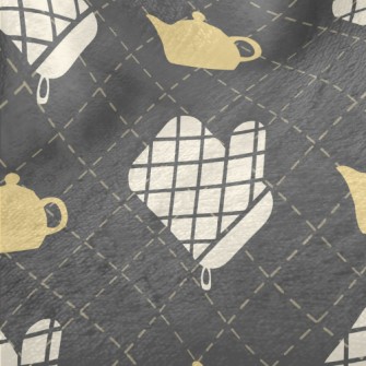 Plaid Glove Teapot Minky