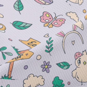 Easter Cute Chick Piqué