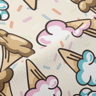 Marshmallow Ice Cream Piqué