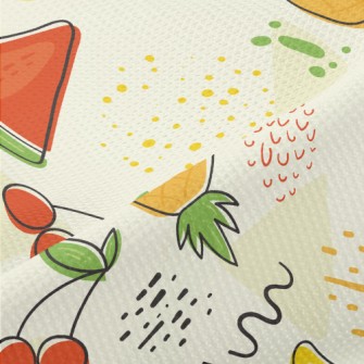 Describe The World Of Fruits Piqué