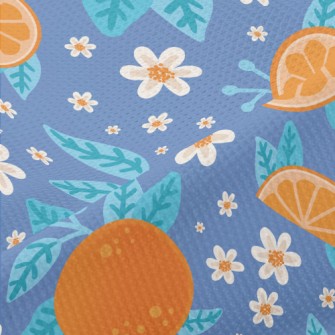 Juicy And Sweet Oranges Piqué