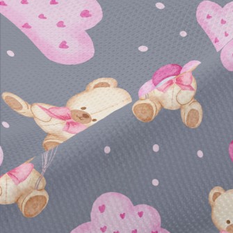 Cute Balloon Bear Piqué